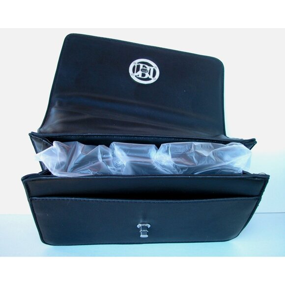 Quilted Black Handbag With Faux Pearl Detailing & Chain Strap For Women - Picture 3 of 5